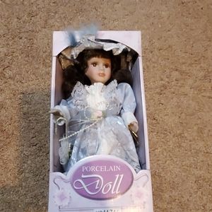 A porcelain doll